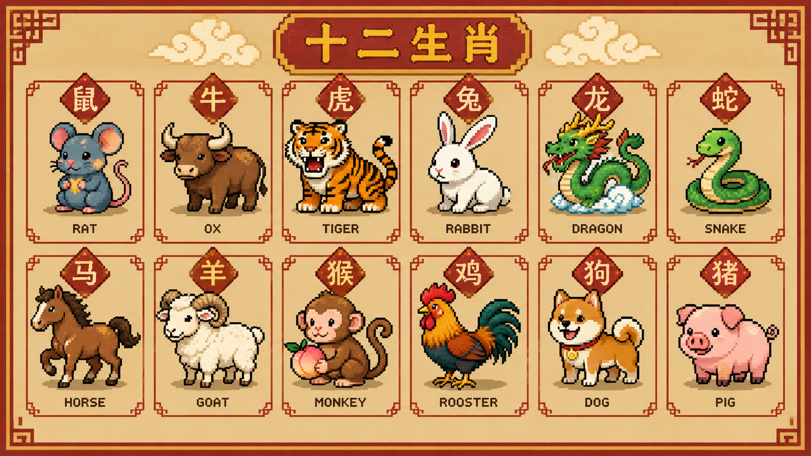 Chinese zodiac signs representing Horse, Ox, and Pig during June 2026 astrology energy shift